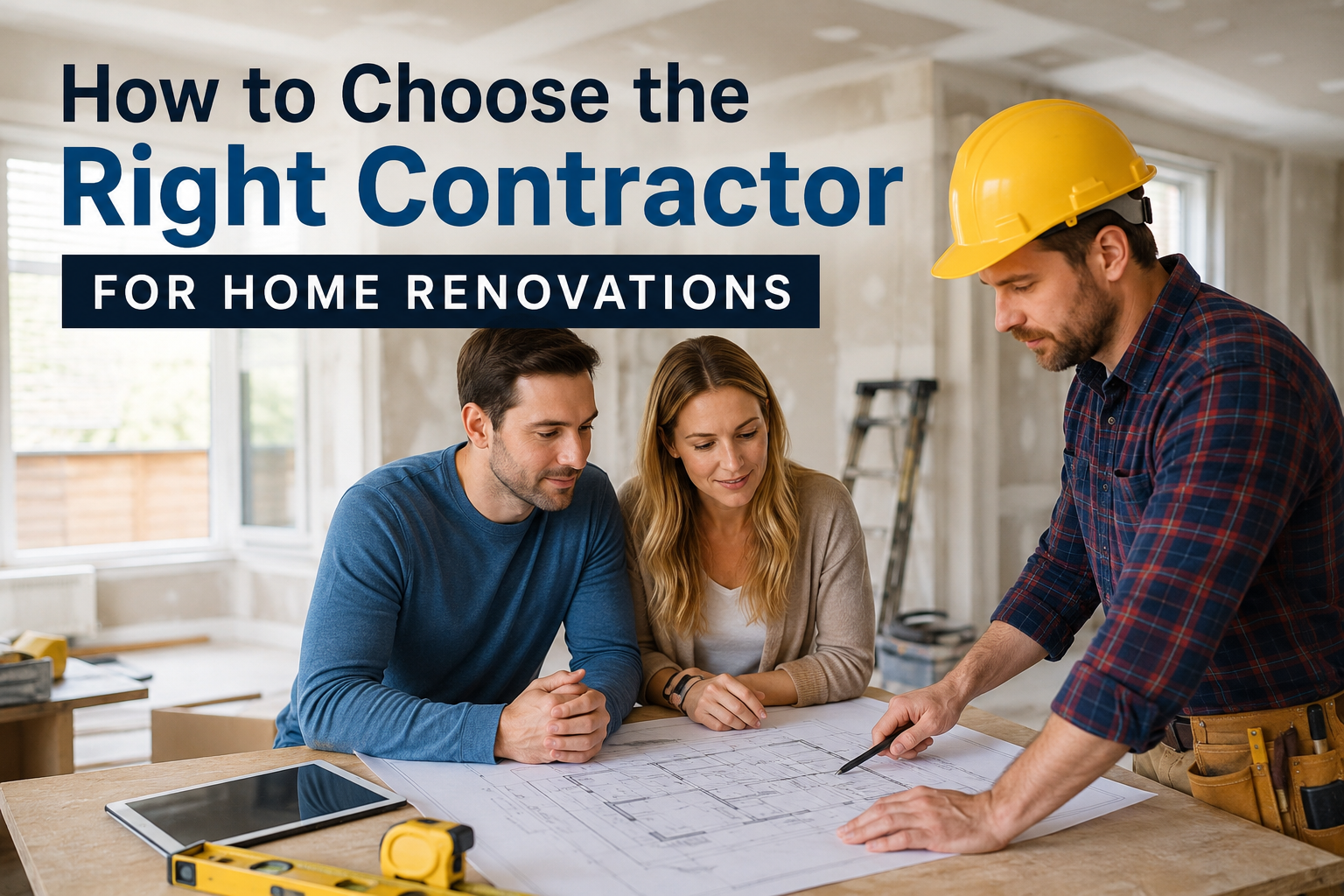 How to Choose the Right Contractor for Home Renovations: A Complete Homeowner's Guide